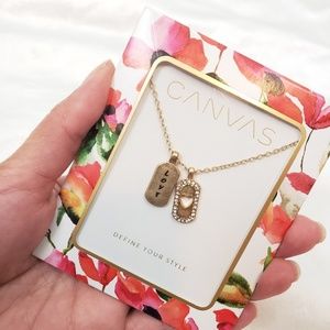 4for$25 Love Heart Charm Gold Fashion Necklace